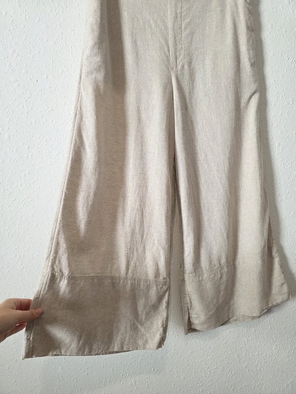 Banana Republic Linen Blend Wide Leg Pants M